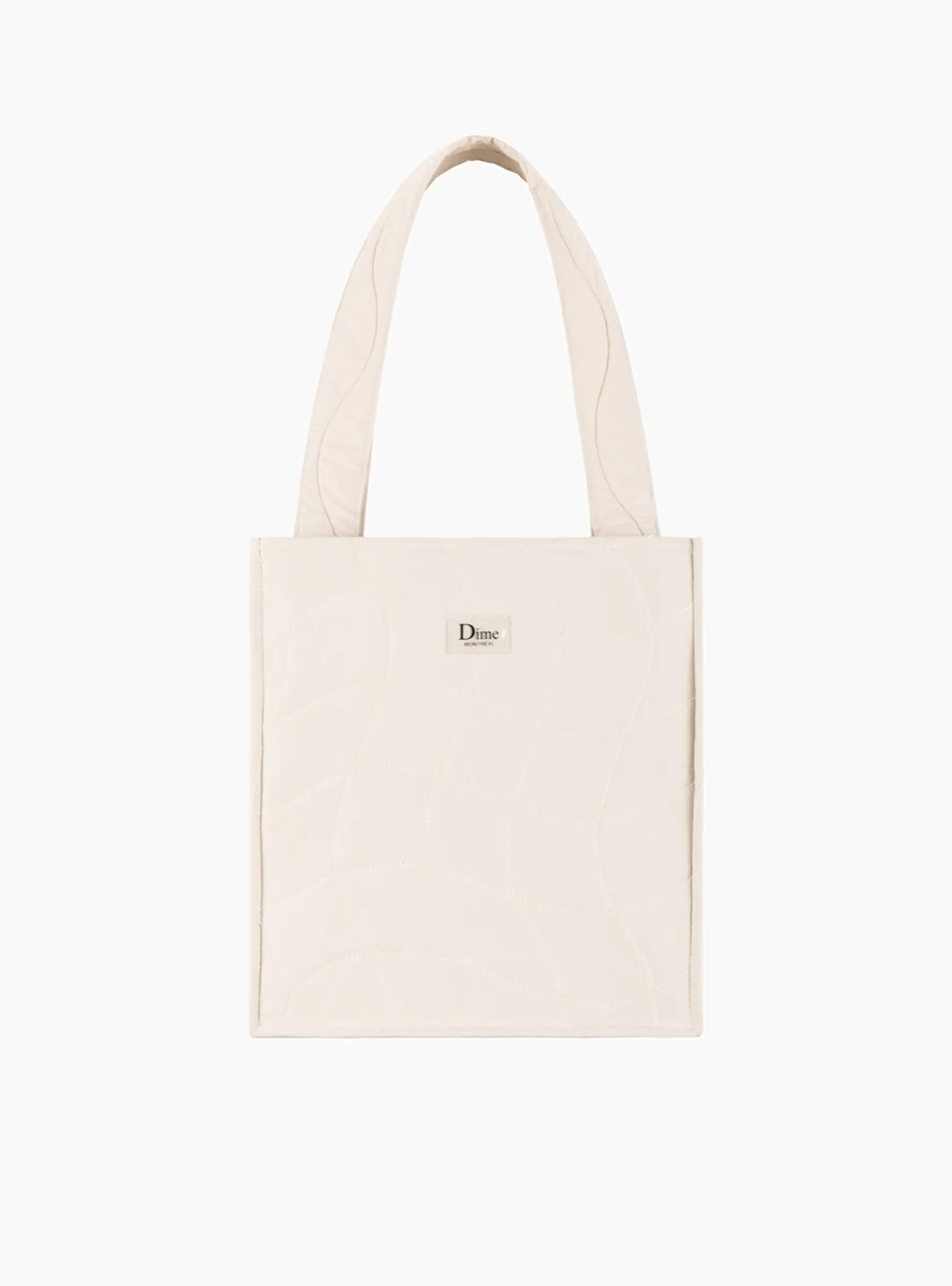 Quilted Tote Bag Tan<Dime Best