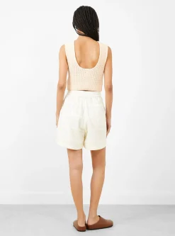 Rack Shell Knit Top Ivory<Lauren Manoogian Outlet