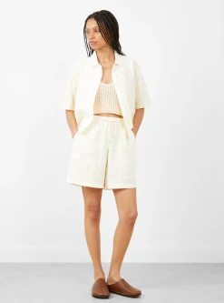 Rack Shell Knit Top Ivory<Lauren Manoogian Outlet