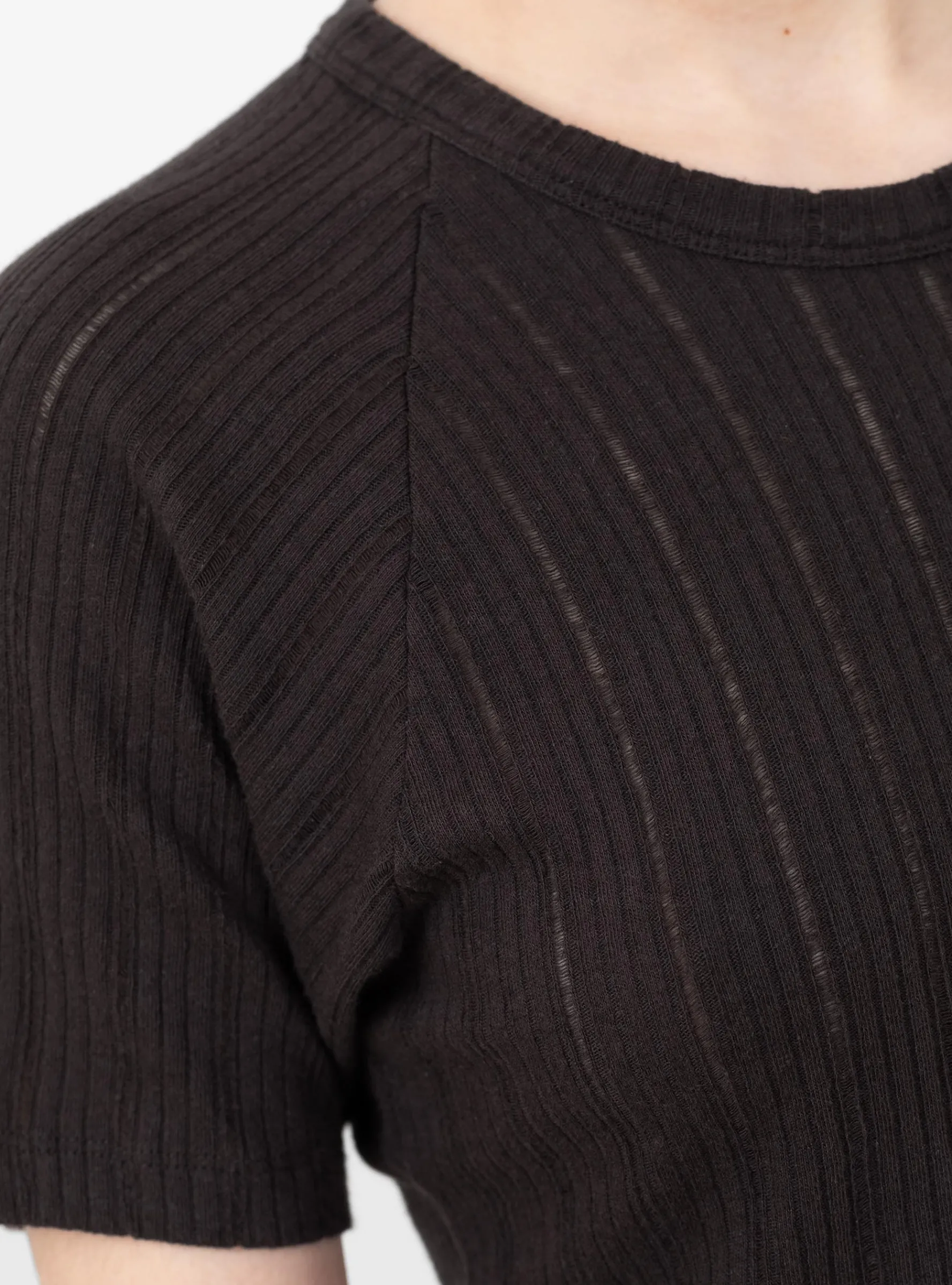 Raglan T-Shirt Brown Rib<mfpen Sale