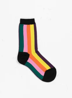 Rainbow Stripe Crew Socks Multi<Hansel From Basel Outlet