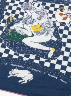 Rainbowy No Woman No Cry Bandana Navy<Kapital Online