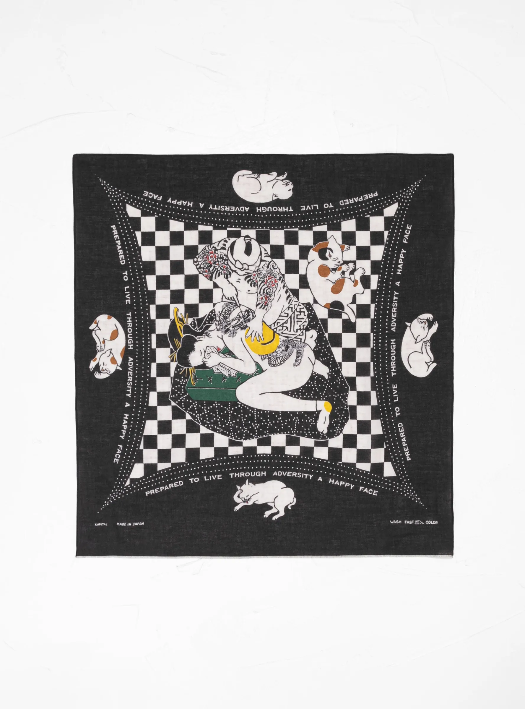 Rainbowy No Woman No Cry Bandana Black<Kapital Discount