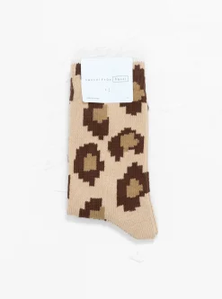 Rawr Crew Sock Tan<Hansel From Basel Best