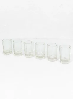Reed Drinking Glass Set Clear<Brut Homeware Best