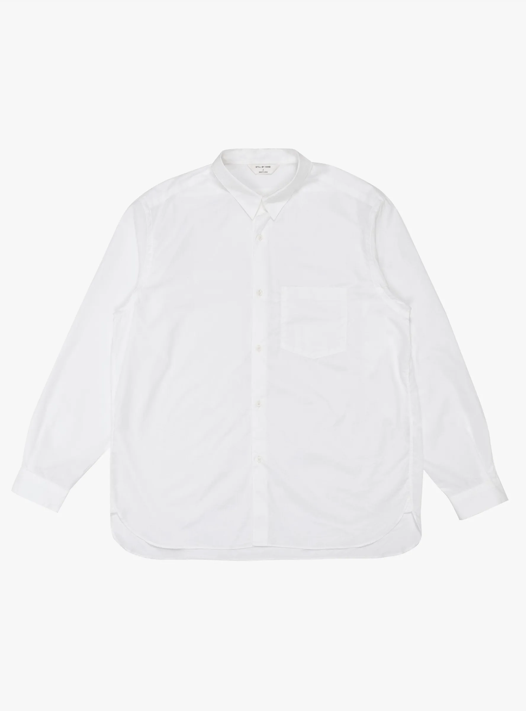 Regular Collar Shirt White<Still By Hand New