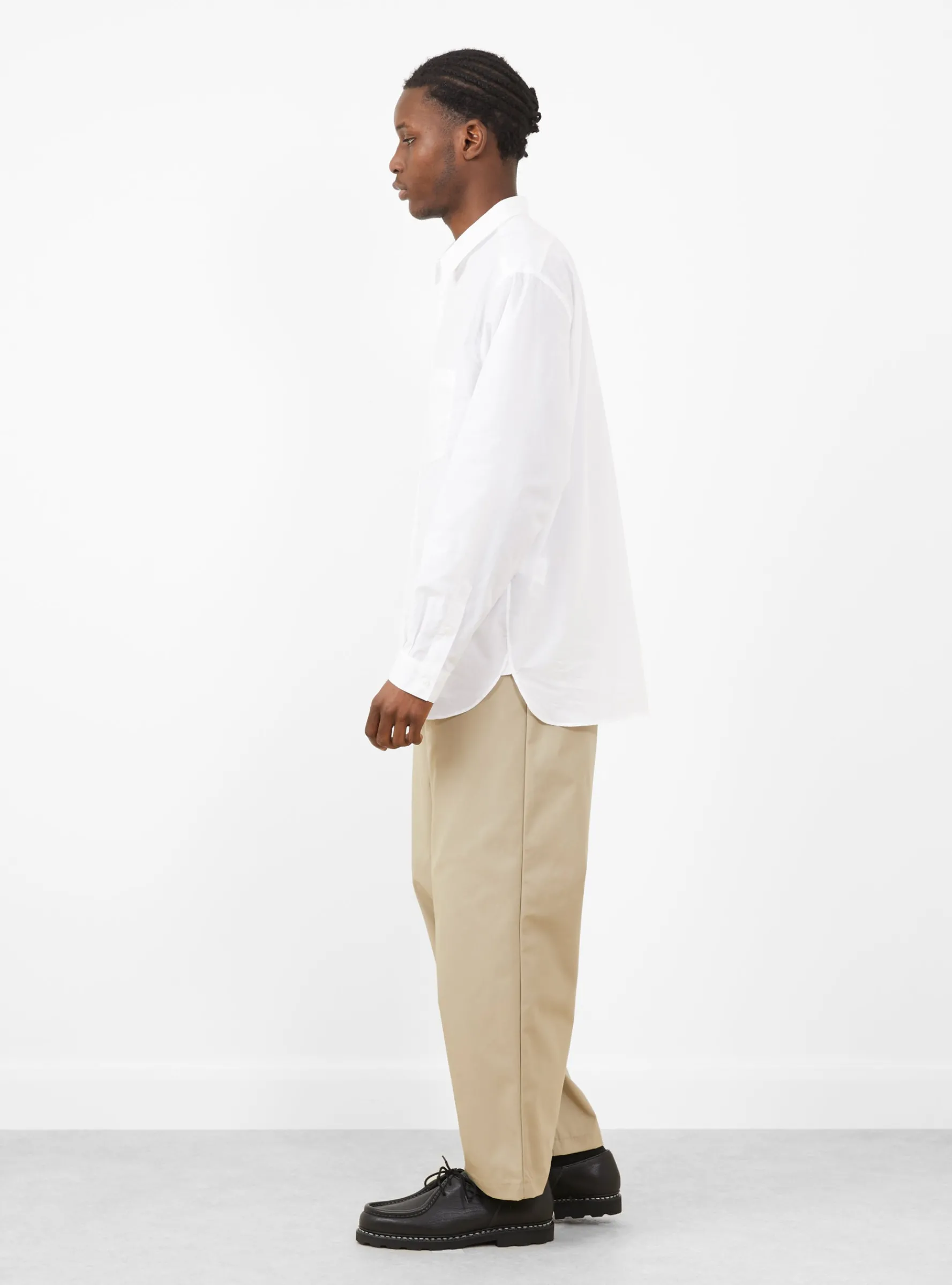Regular Collar Shirt White<Still By Hand New