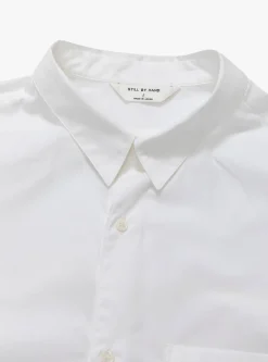Regular Collar Shirt White<Still By Hand New