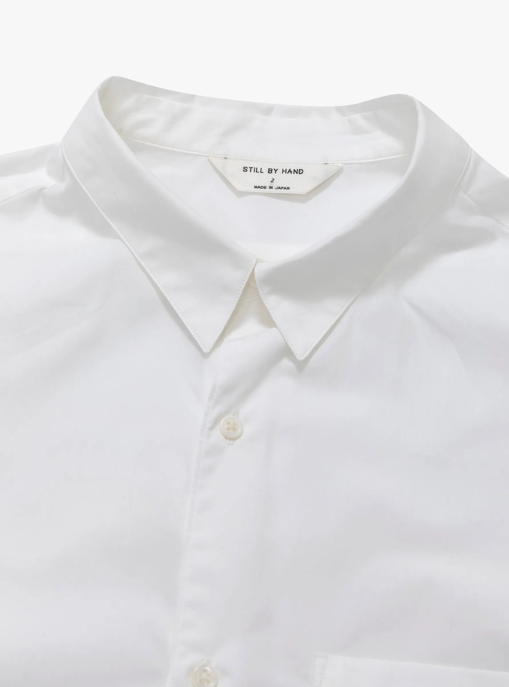 Regular Collar Shirt White<Still By Hand New