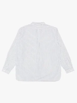 Regular Collar Shirt White Stripe<Still By Hand Fashion