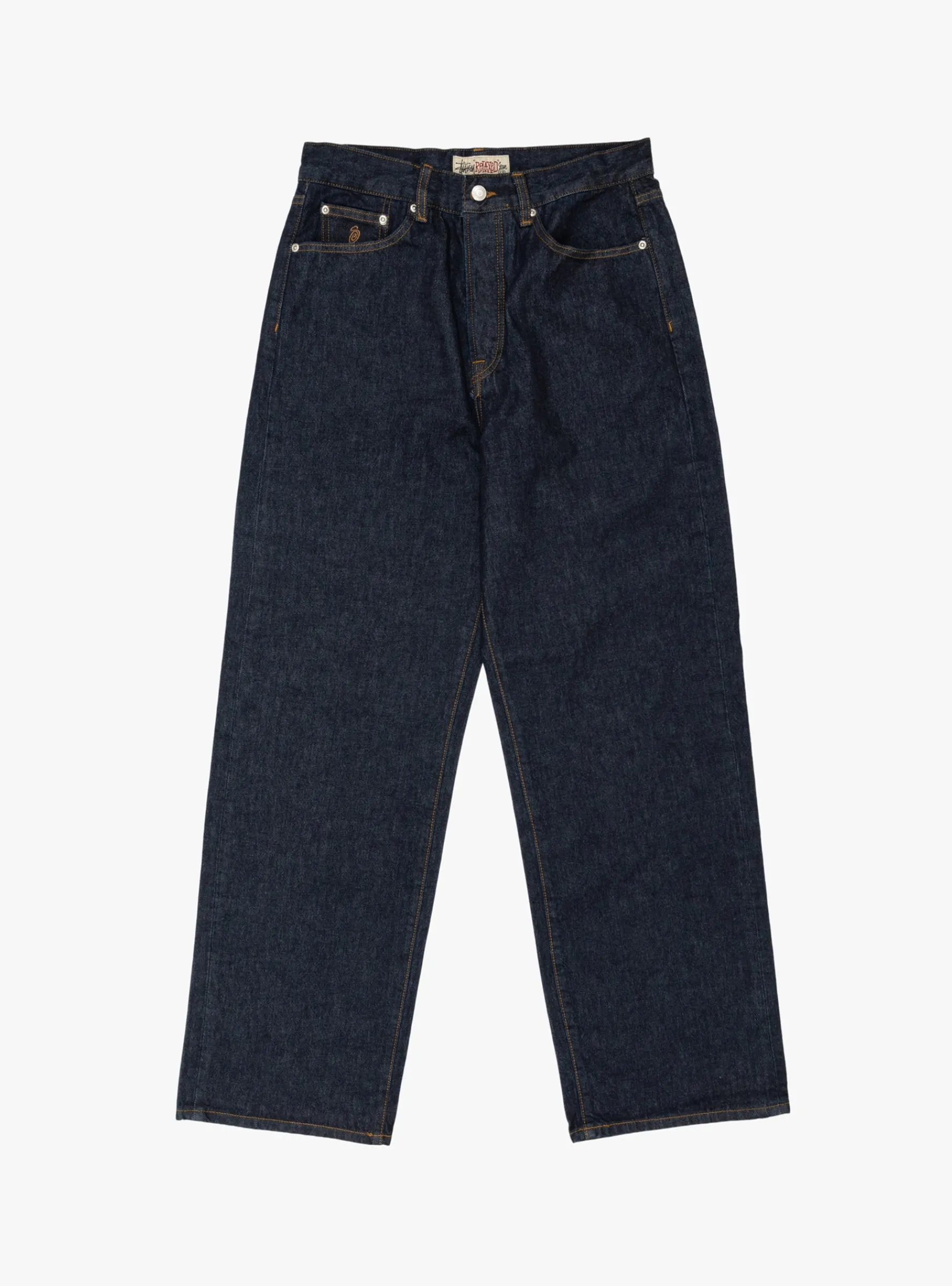 Relaxed Jeans Denim Rinsed Indigo<Stüssy Sale