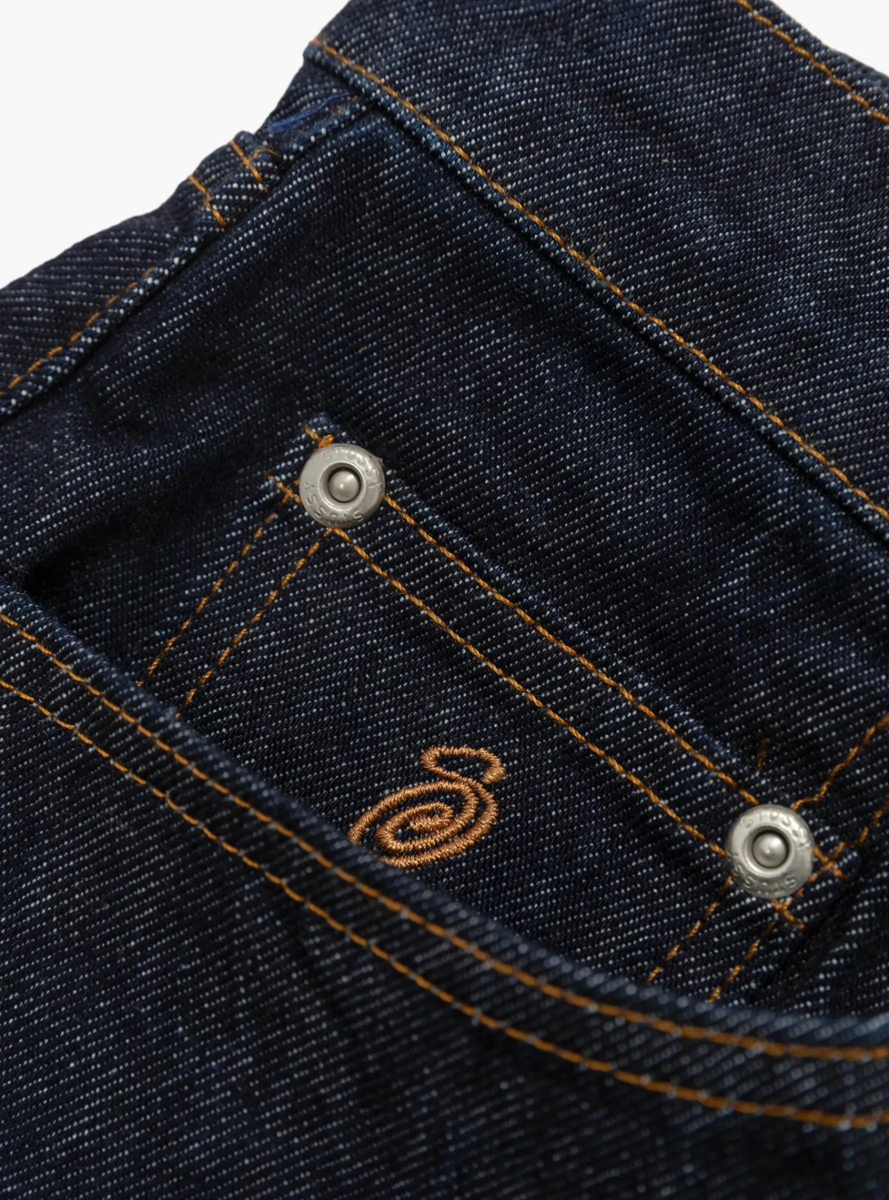 Relaxed Jeans Denim Rinsed Indigo<Stüssy Sale