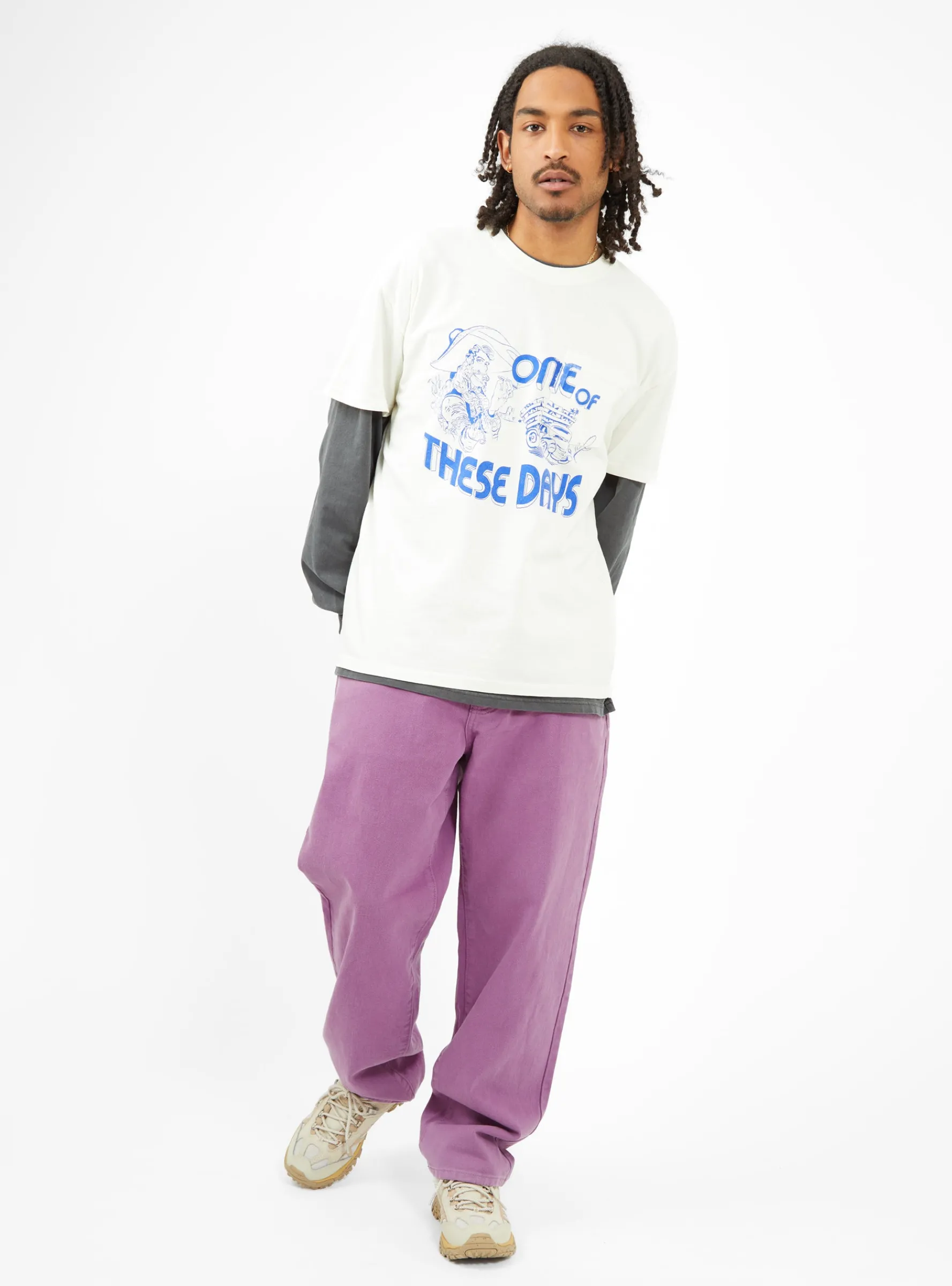 Relaxed Jeans Plum<thisisneverthat Discount