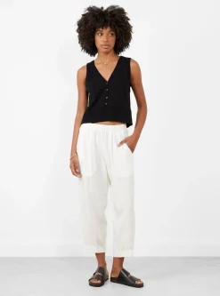 Relaxed Lean Trouser Off White<Modern Weaving Discount