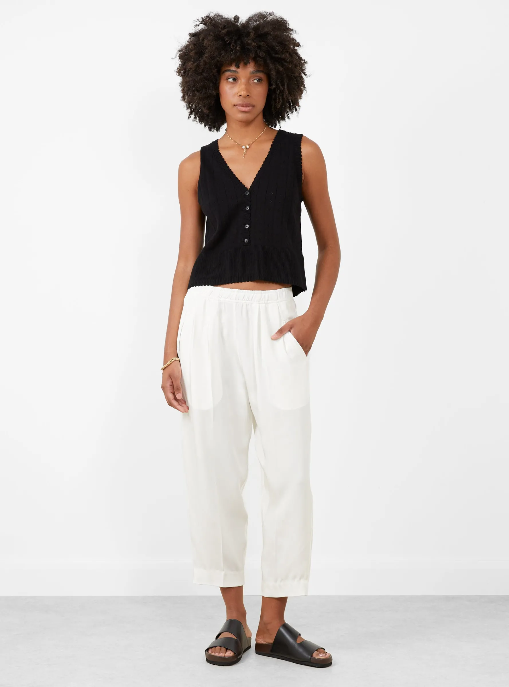 Relaxed Lean Trouser Off White<Modern Weaving Discount