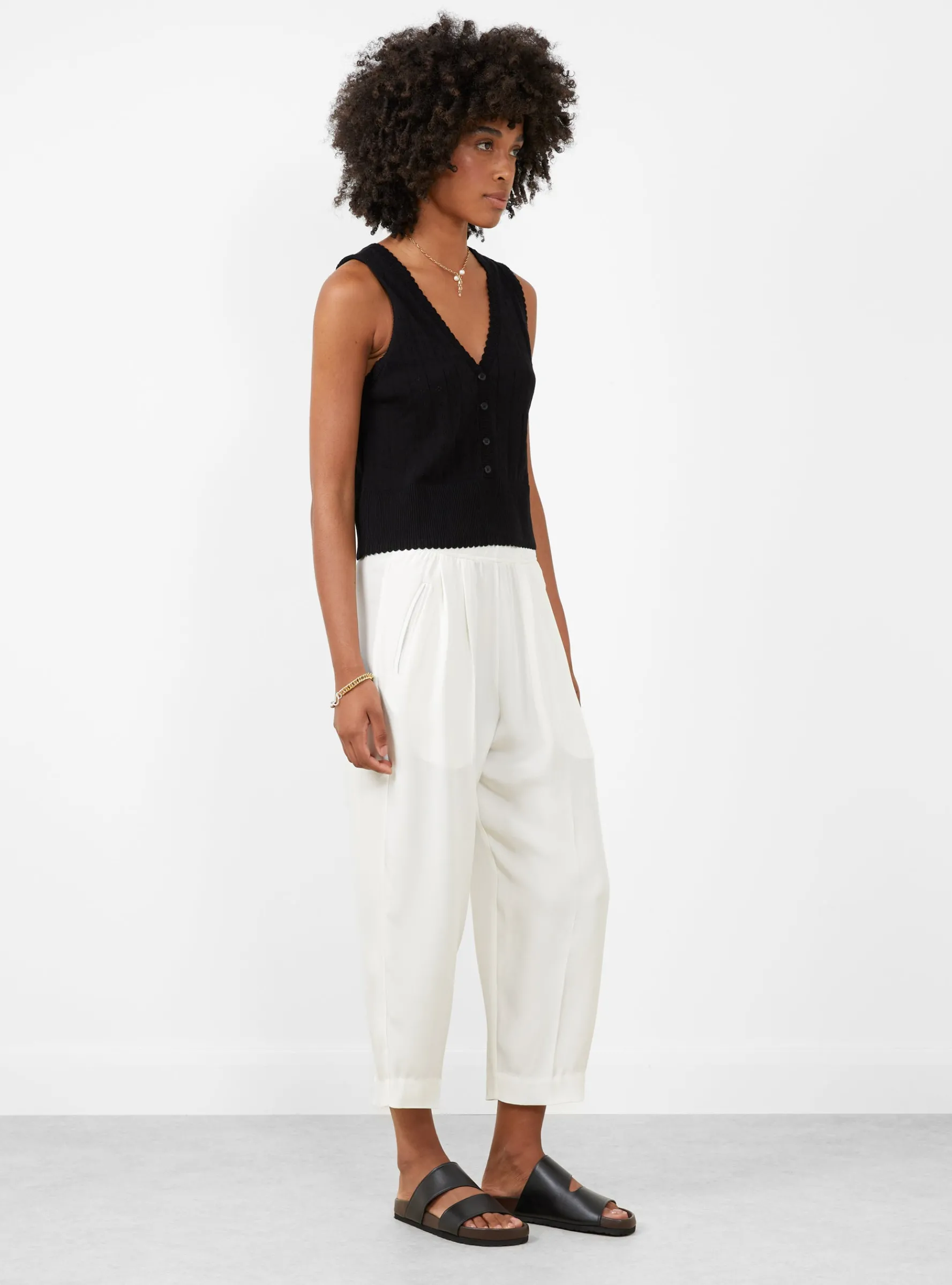 Relaxed Lean Trouser Off White<Modern Weaving Discount