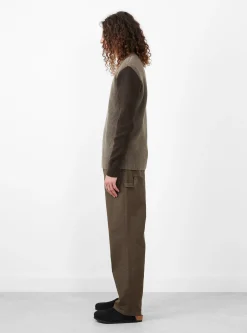 Relax Rib Knit Jumper Stone & Cold Brown<forét Clearance