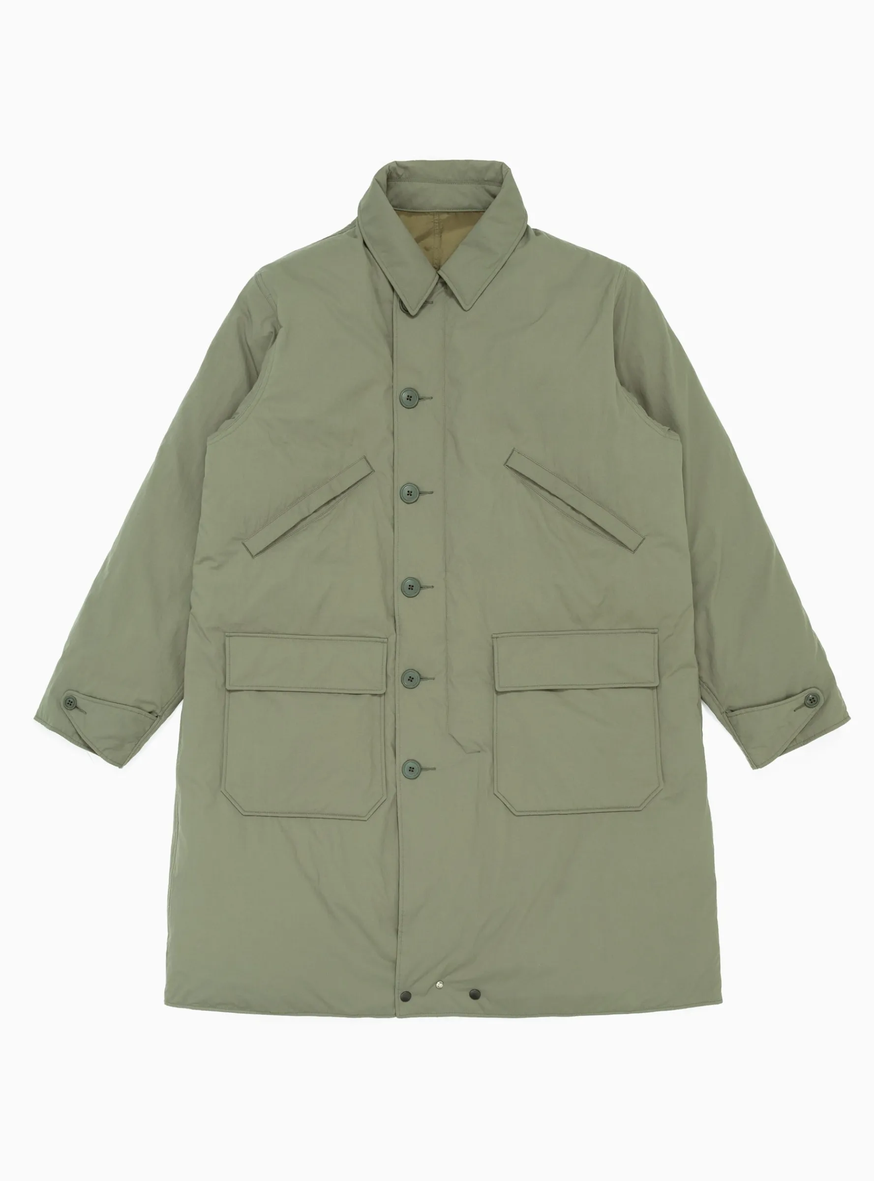 Remi Reversible Down Coat Olive<Pilgrim Surf + Supply Outlet