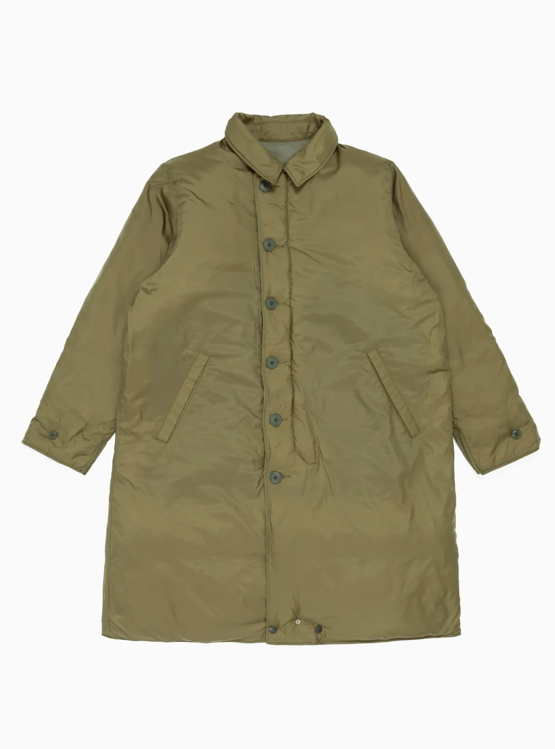 Remi Reversible Down Coat Olive<Pilgrim Surf + Supply Outlet