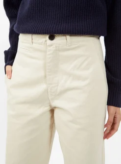 Reno Brushed Twill Trousers Off White<Girls of Dust Online