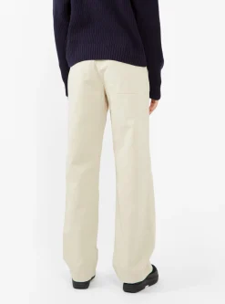 Reno Brushed Twill Trousers Off White<Girls of Dust Online