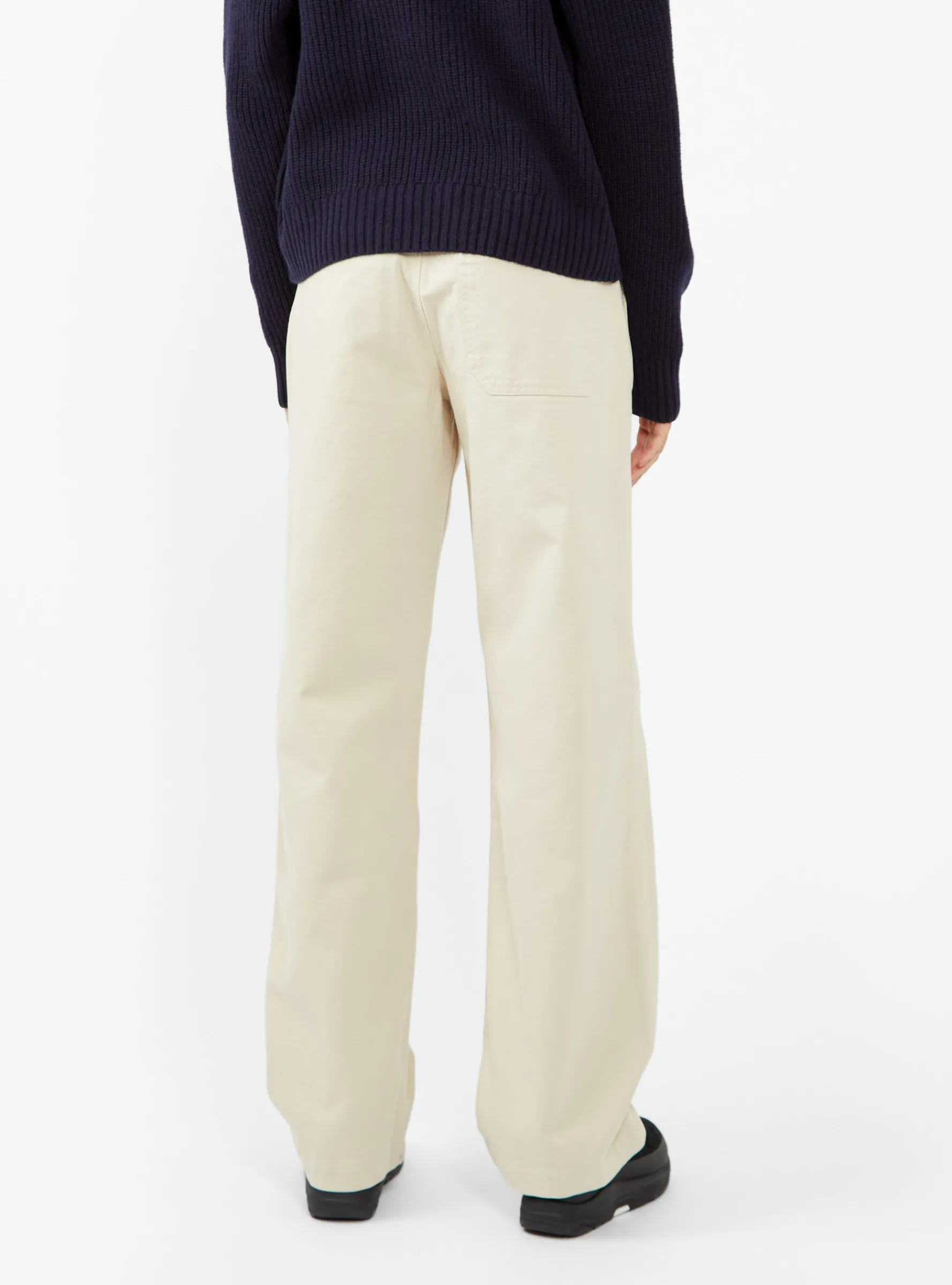Reno Brushed Twill Trousers Off White<Girls of Dust Online