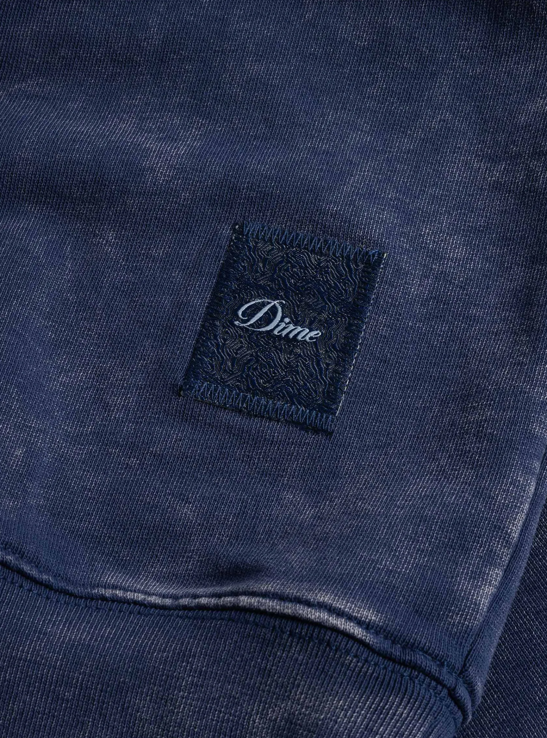 Reverse Stitch Crewneck Washed Navy<Dime New