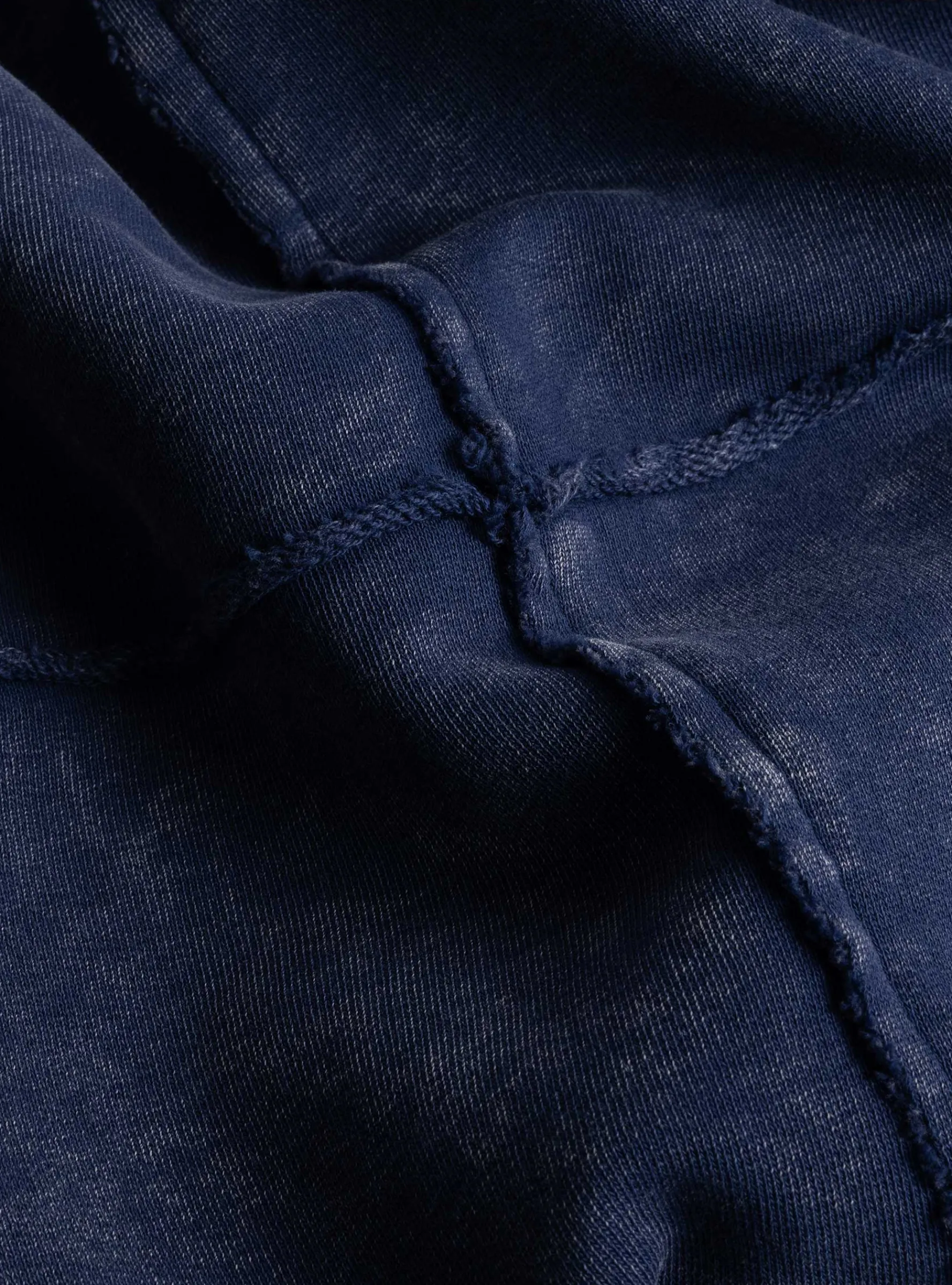 Reverse Stitch Crewneck Washed Navy<Dime New