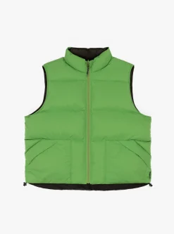 Reversible Down Vest Sprout & Black<Sedan All-Purpose Hot