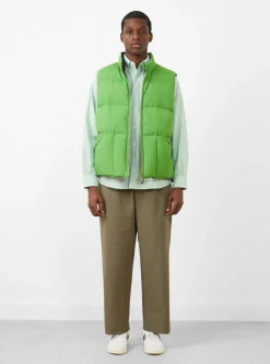 Reversible Down Vest Sprout & Black<Sedan All-Purpose Hot