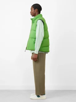 Reversible Down Vest Sprout & Black<Sedan All-Purpose Hot