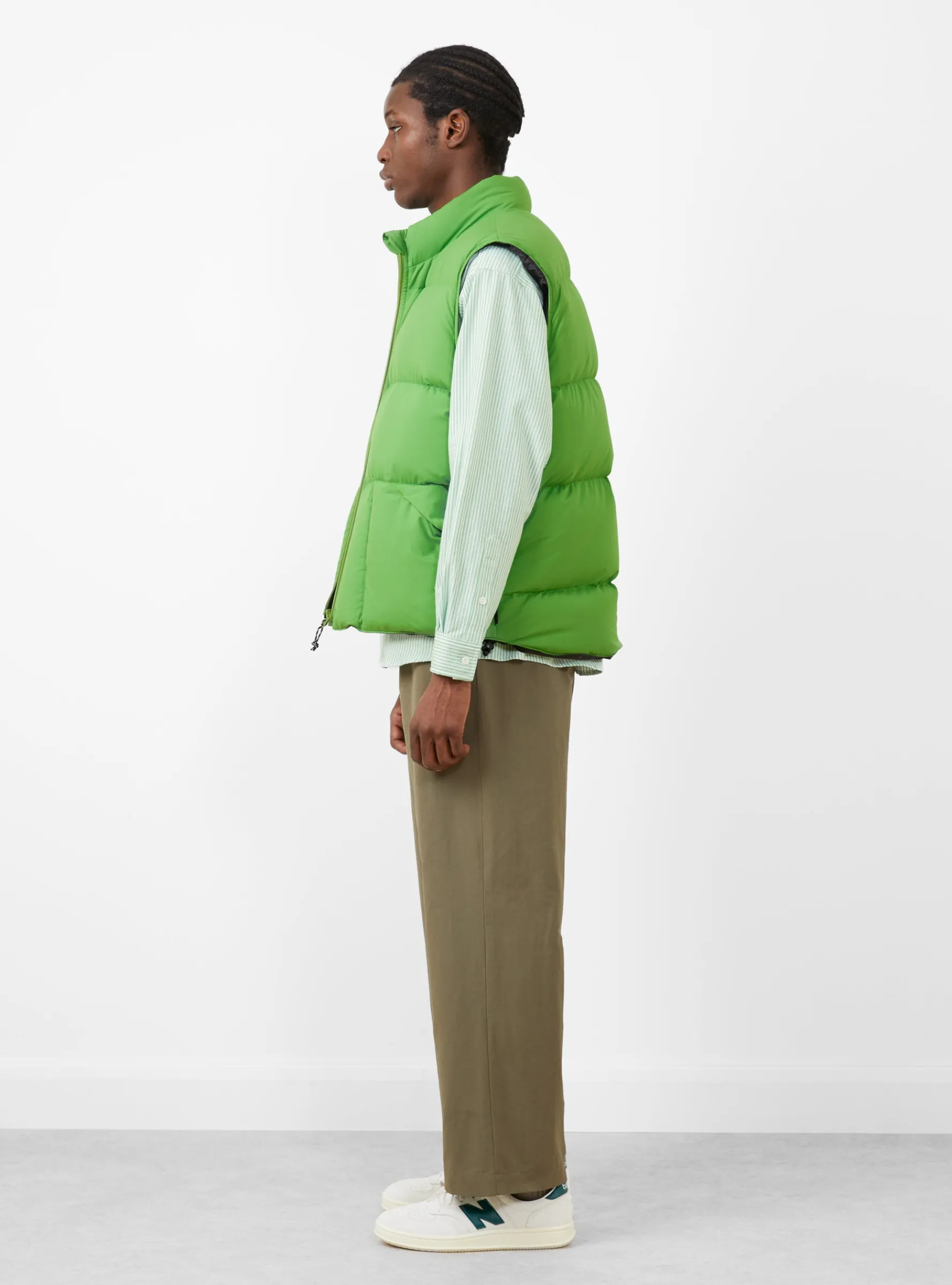 Reversible Down Vest Sprout & Black<Sedan All-Purpose Hot