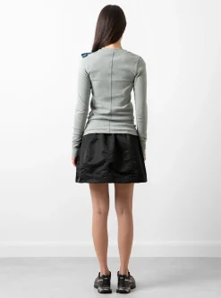 Rib Jersey Top Grey<TOGA PULLA Outlet