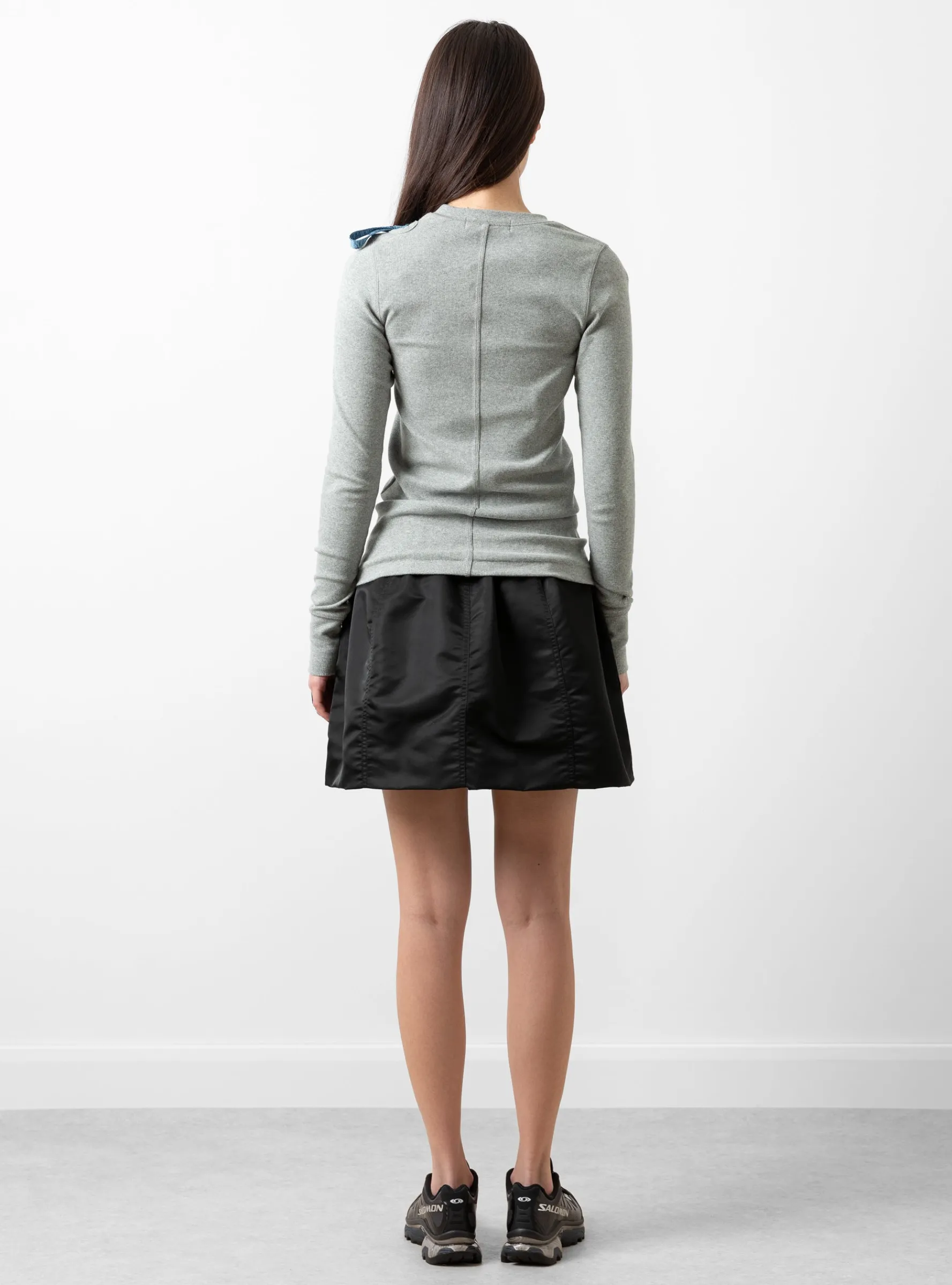 Rib Jersey Top Grey<TOGA PULLA Outlet