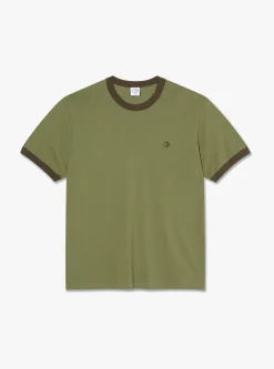 Ringer T-Shirt Army Green<Polar Skate Co. Hot