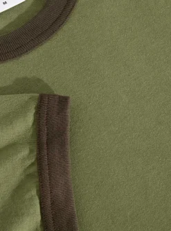 Ringer T-Shirt Army Green<Polar Skate Co. Hot