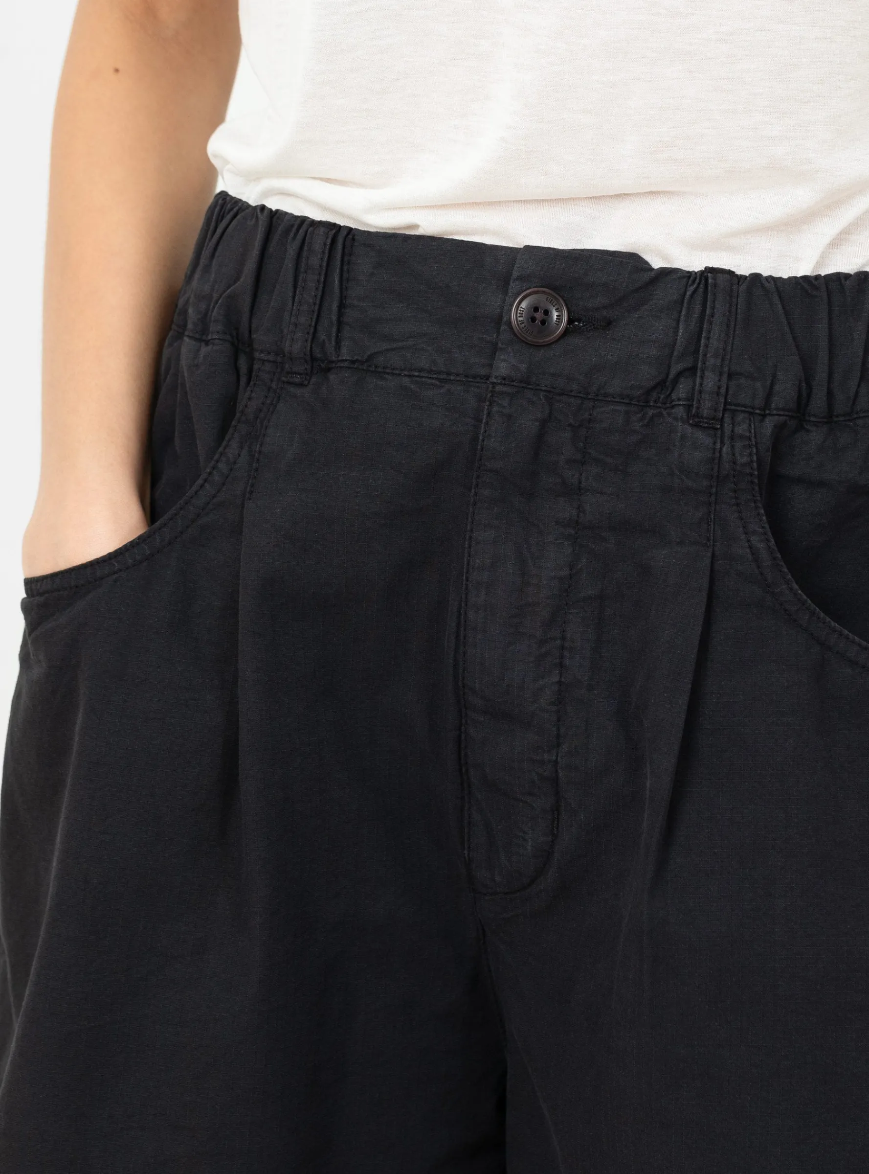 RIPSTOP Bermuda Shorts Black<Girls of Dust Clearance