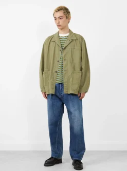 Ripstop P41 Coverall Jacket Olive Drab<HERILL Sale