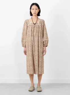 Rita Dress Brown Print<Sideline Fashion