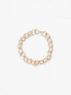 Round Links Gold-Plated Bracelet<Helena Rohner Clearance