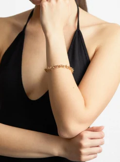 Round Links Gold-Plated Bracelet<Helena Rohner Clearance