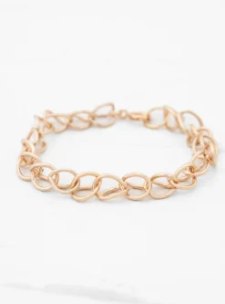 Round Links Gold-Plated Bracelet<Helena Rohner Clearance