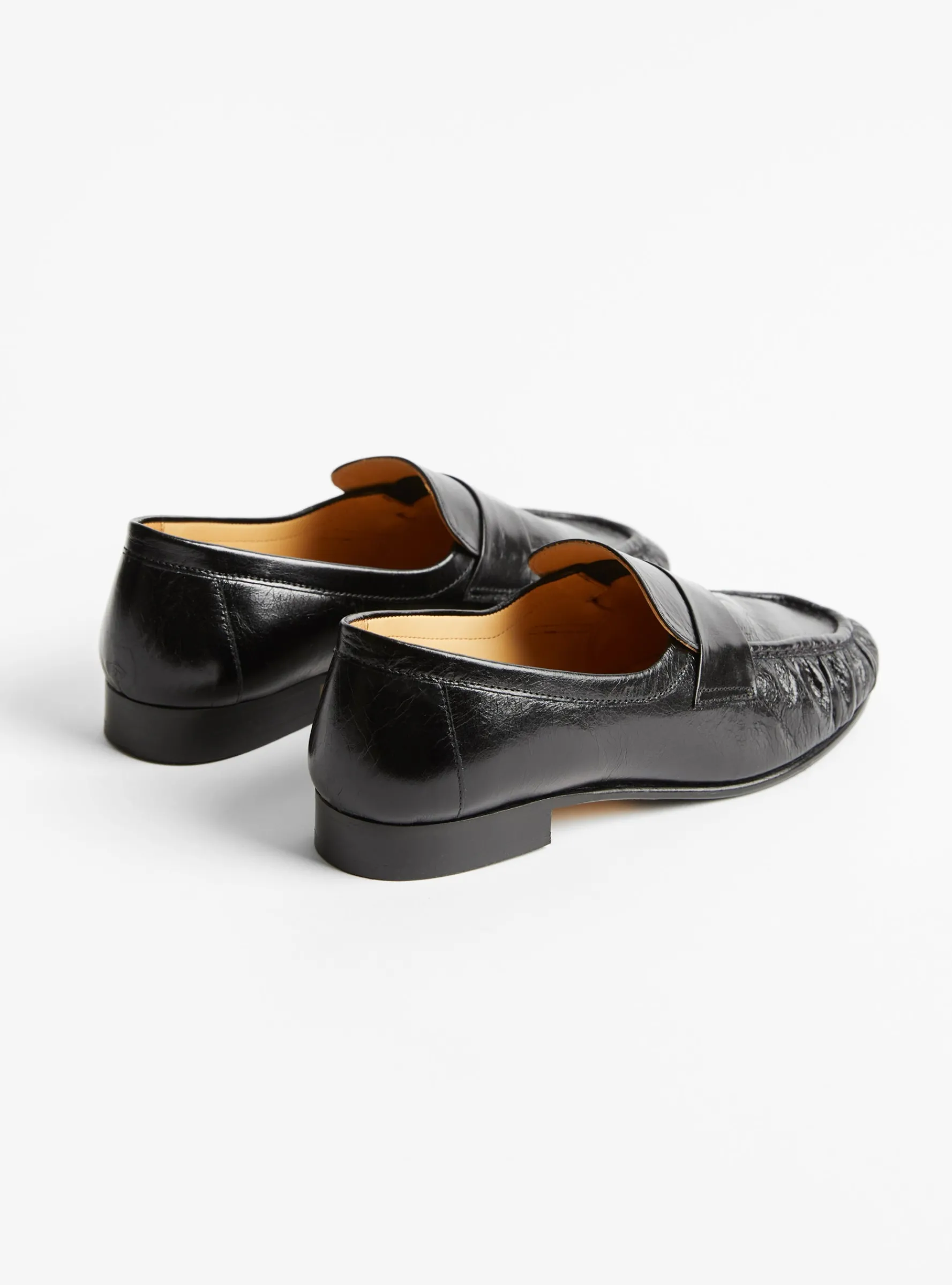 Ruched Loafer Leather Nero<Rejina Pyo Sale