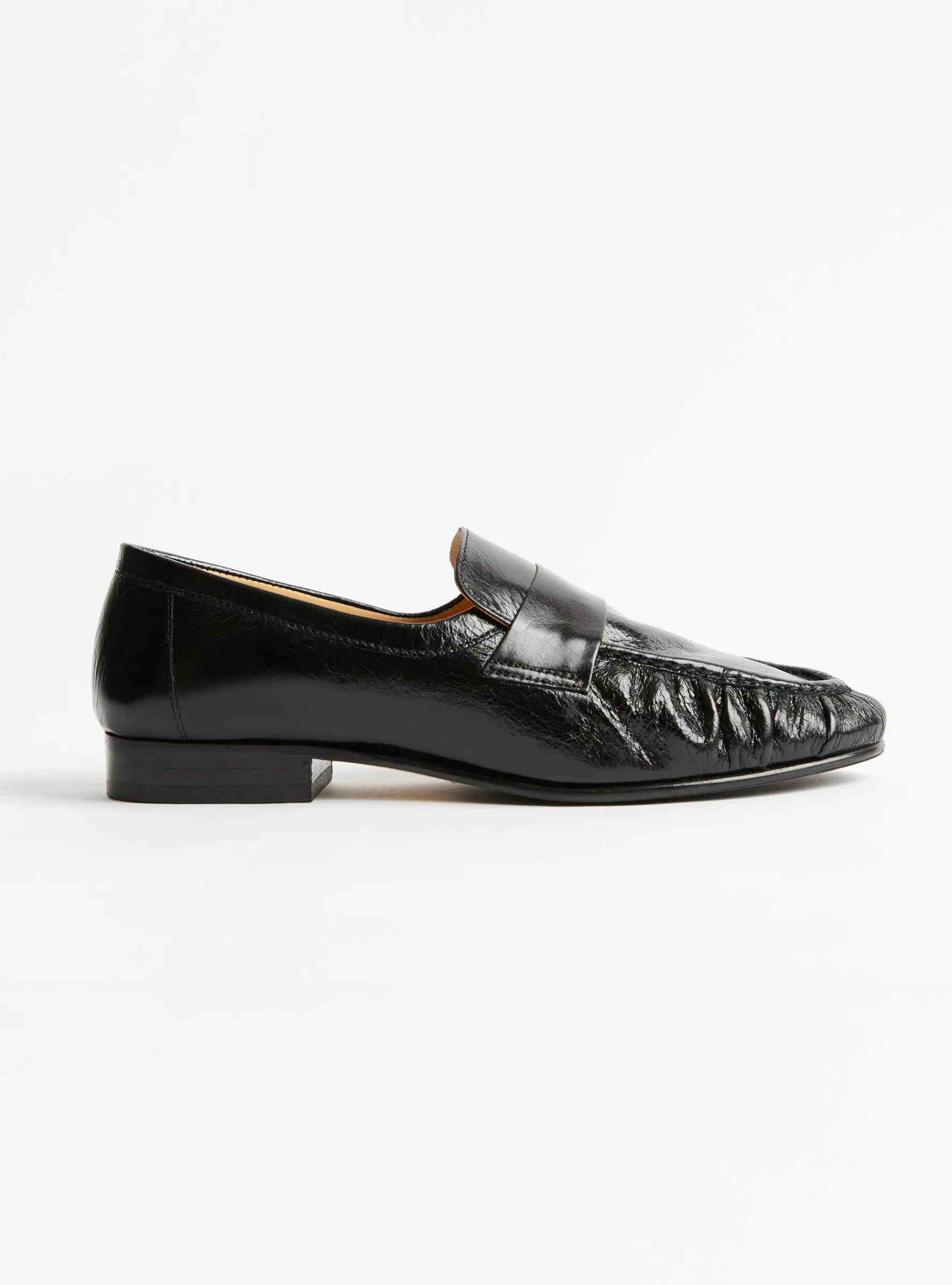 Ruched Loafer Leather Nero<Rejina Pyo Sale