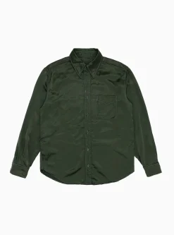 Satin Shirt Green<TOGA VIRILIS Discount