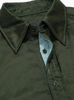 Satin Shirt Green<TOGA VIRILIS Discount