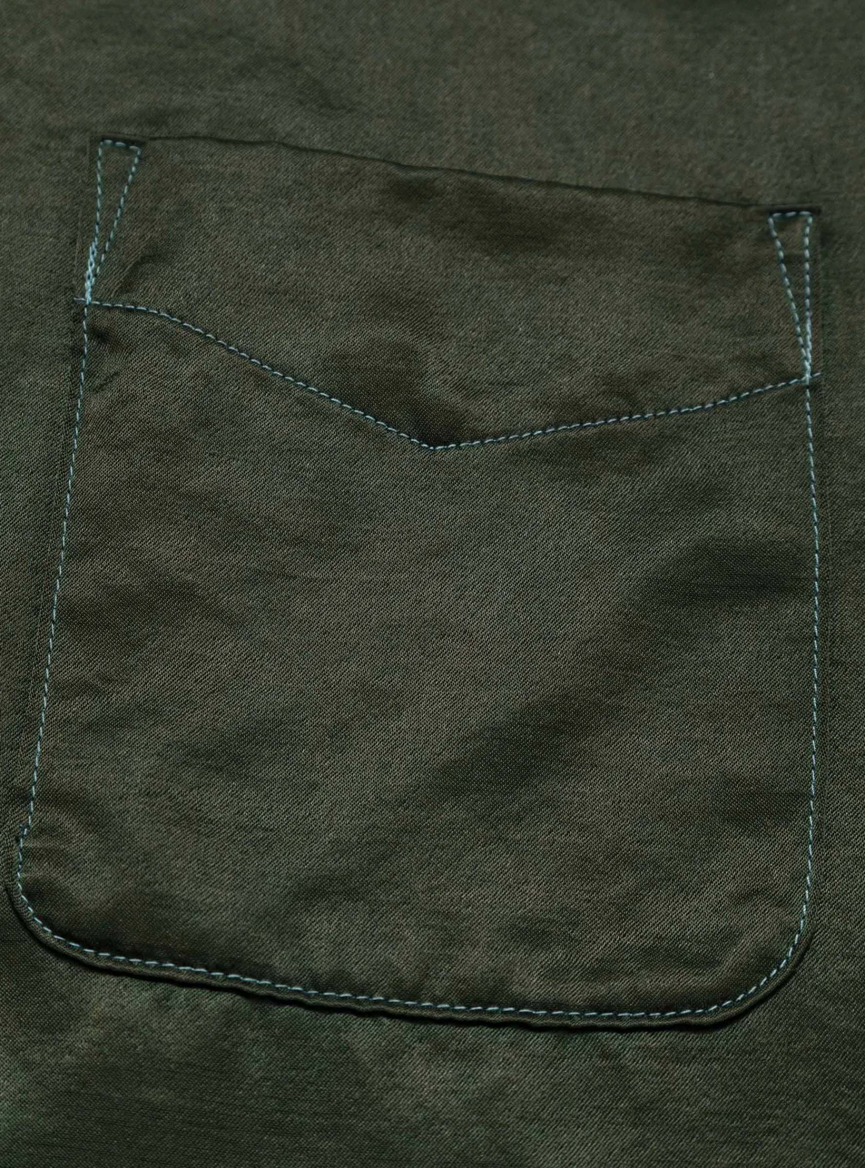 Satin Shirt Green<TOGA VIRILIS Discount