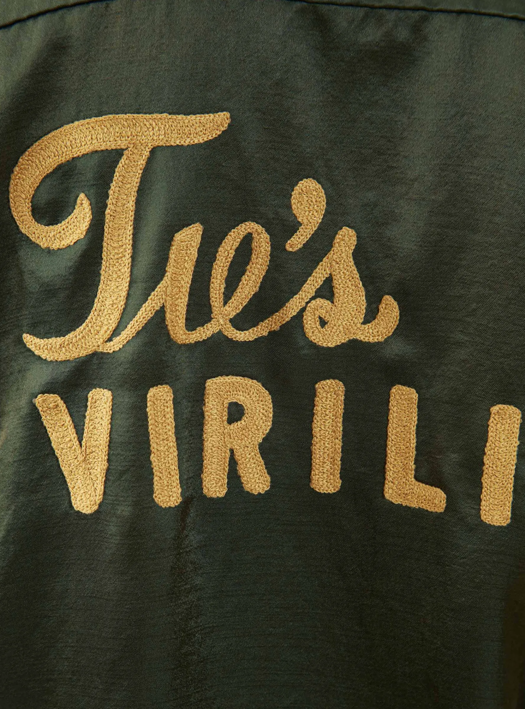 Satin Shirt Green<TOGA VIRILIS Discount