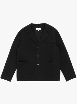 Scuttlers Wool Blend Seersucker Jacket Black<YMC Discount