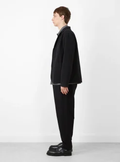 Scuttlers Wool Blend Seersucker Jacket Black<YMC Discount